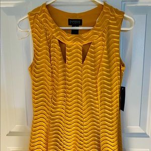 NEW beautiful and sexy mid stretchy yellow dress!